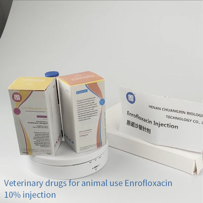 चीनी आपूर्तिकर्ता थोक पशु चिकित्सा इंजेक्शन योग्य दवाएं कुत्तों सूअरों के लिए एनरोफ्लोक्सासिन इंजेक्शन