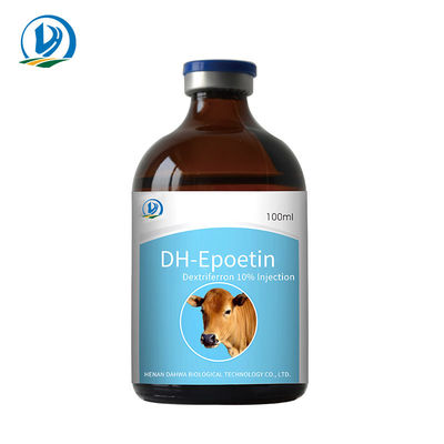 OEM एंटीनेमिक पशु चिकित्सा इंजेक्शन योग्य ड्रग्स डार्क ब्राउन 10% डेक्सट्रोज एनहाइड्राइड इंजेक्शन