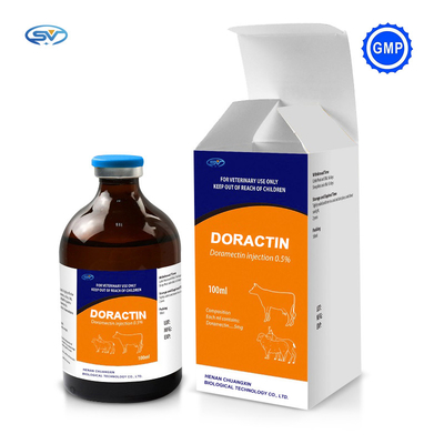 Doramectin पशु चिकित्सा इंजेक्शन ड्रग्स गैस्ट्रोइंटेस्टाइनल नेमाटोड के लिए अत्यधिक प्रभावी