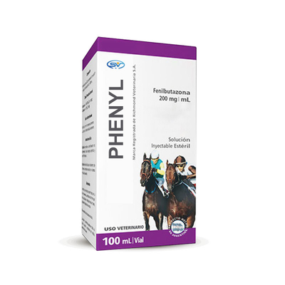 घोड़ों के उपयोग के लिए पशु चिकित्सा इंजेक्शन योग्य दवाएं फेनिलबूटाज़ोन 20% इंजेक्शन योग्य समाधान, 100 मि.ली.