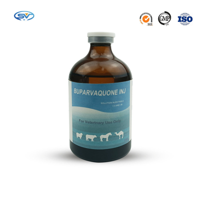 मवेशी बछड़ों भेड़ बकरियों कुत्तों बिल्लियों के लिए जीएमपी पशु चिकित्सा इंजेक्टेबल ड्रग्स बुपरवाक्वोन 50 मिलीग्राम / एमएल