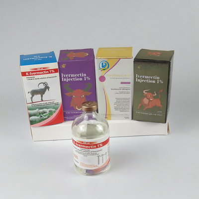 मवेशियों और सूअरों के परजीवी रोगों के लिए पशु चिकित्सा इंजेक्शन औषधि आइवरमेक्टिन 1% इंजेक्शन 50 मि.ली. 100 मि.ली.