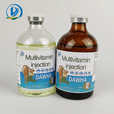 पशु विकास को बढ़ावा देने के लिए मल्टीविटामिन पशु चिकित्सा इंजेक्शन दवाएं
