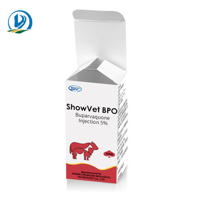 Buparvaquone इंजेक्शन मवेशी बछड़ों भेड़ बकरियों कुत्तों बिल्लियों के लिए 5% पशु चिकित्सा इंजेक्शन योग्य दवाएं